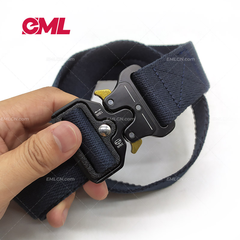 Nomex tactical belt manufacturer, make to order, navy blue, fire-proof