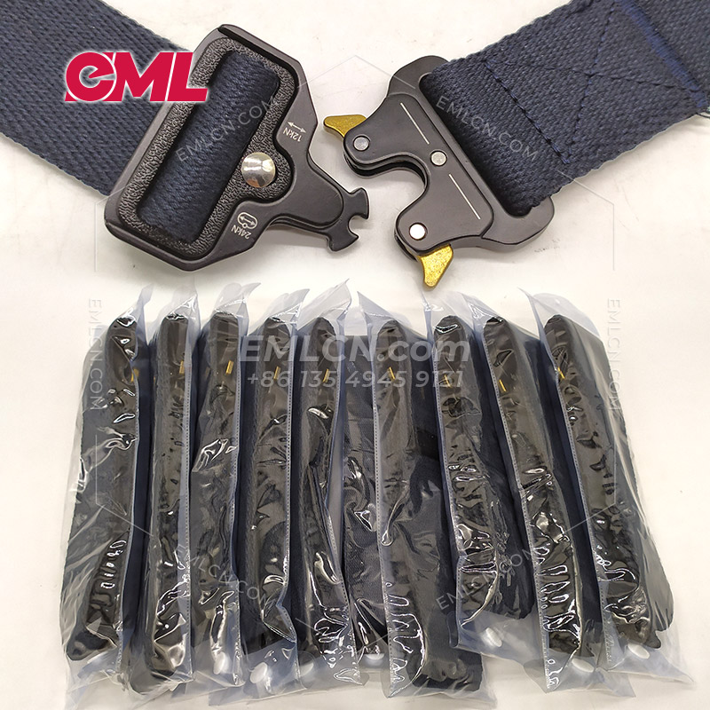 Nomex tactical belt manufacturer, make to order, navy blue, fire-proof